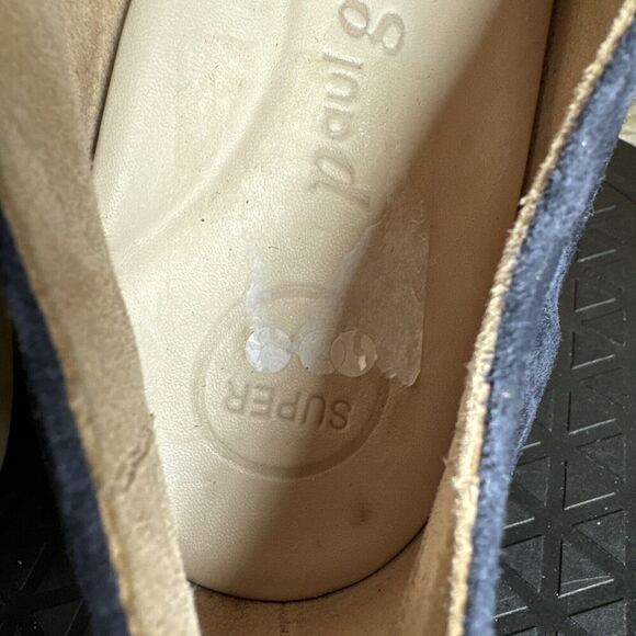 Paul Green Selby Womens Sz US 7 UK 4.5 Shoes Loafers Space Suede Navy Blue - Picture 7 of 10